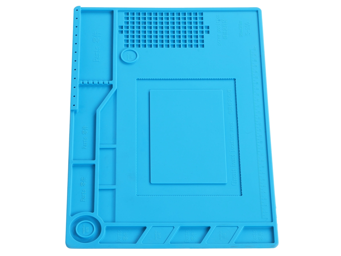 Tapete De Trabalho De Silicone Magnético Para Reparação De Eletrônicos, Resistente Ao Calor E Isolante
