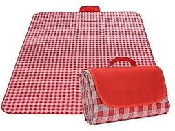 Cobertor de piquenique impermeável extra grande Slowmoose 80" x 80" lavável à máquina