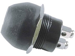 Conexão Elétrica TALAMEx Push Switch 12V-5A Preto