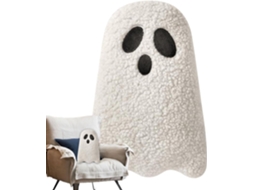 Almofada Em Formato De Fantasma, Conjunto 2 Peças, Boneca Pelúcia