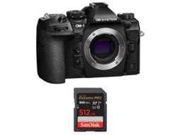 Om 1 Mark Ii + 1 Sandisk 512gb Uhs ii 300mb/s + Ebook “20 Dicas para Fotos Que Impressionam” OM SYSTEM