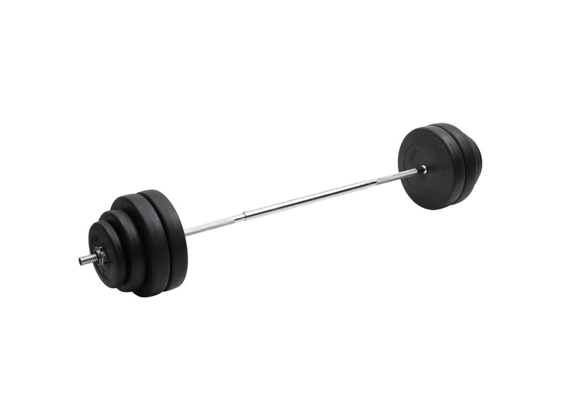 Barra Com Discos 60 Kg DKD HOME DECOR