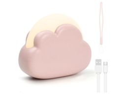 Luz Noturna para Crianças Luz Noturna Portátil de Cabeceira de 4 Modos para Meninos e Meninas Luz Noturna de Bebê para Quarto Rosa