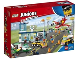 LEGO Juniors: Aeroporto da Cidade Central - 10764 (Idade mínima: 4 - 376 Peças)