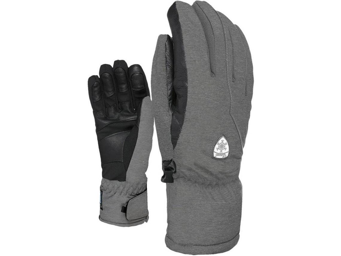 Luvas para Mulher LEVEL I-super Radiator Goretex Cinzento para Esqui (S-M)