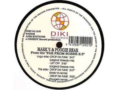 Vinil From The Far From Sober Ep Diki Records