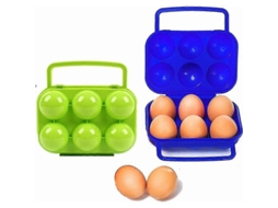 Suporte Para Ovos De Plástico Portátil Com 6 Grades, Dobrável, Grande Capacidade, Para Geladeira E Gaveta De Legumes. Olysi Shop