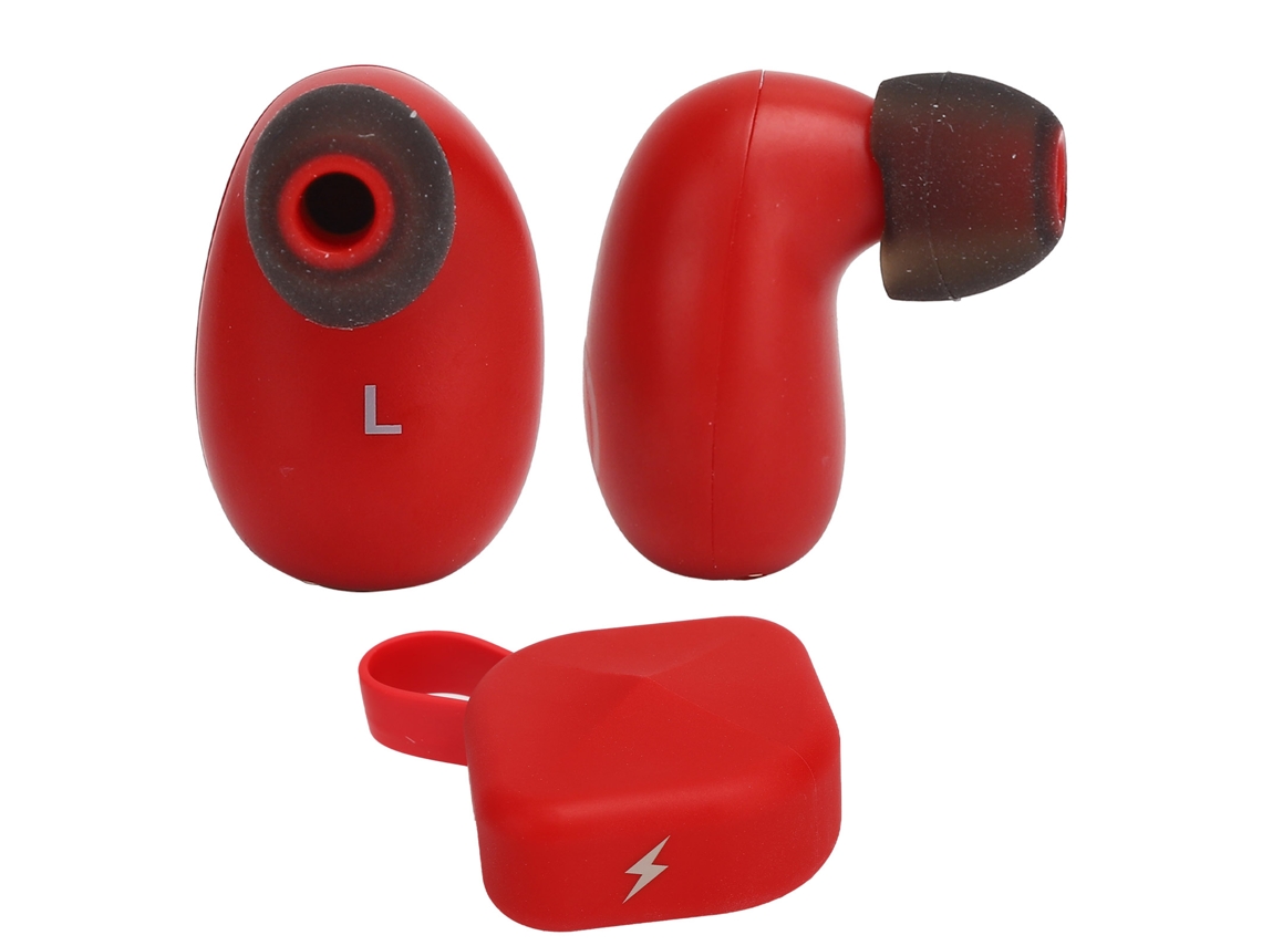 Aetheria fones de Ouvido Bluetooth Sem Fio Redução de Ruído Controle Táctil Inteligente Portátil Vermelho