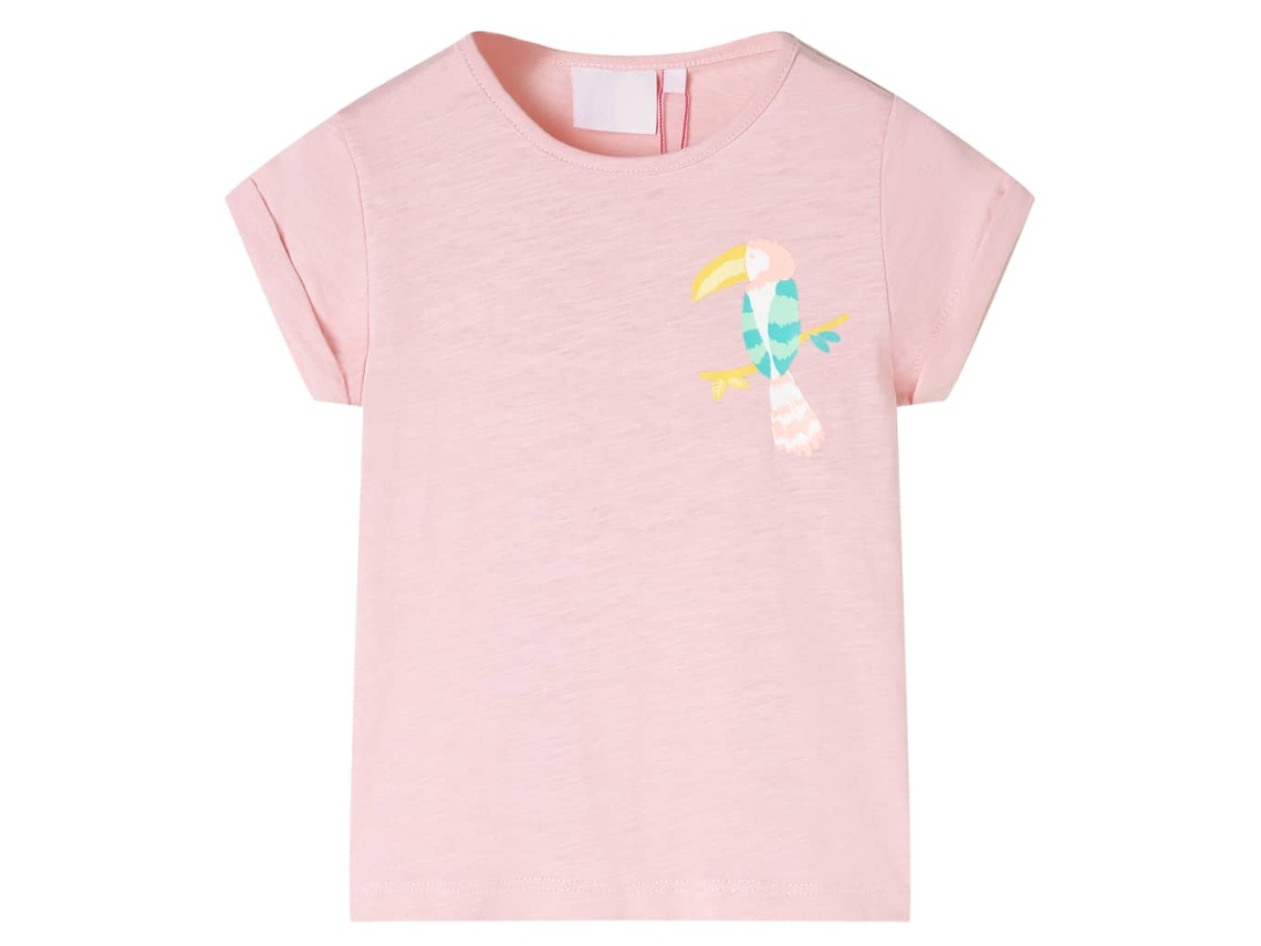 T-shirt De Criança Rosa-claro 140