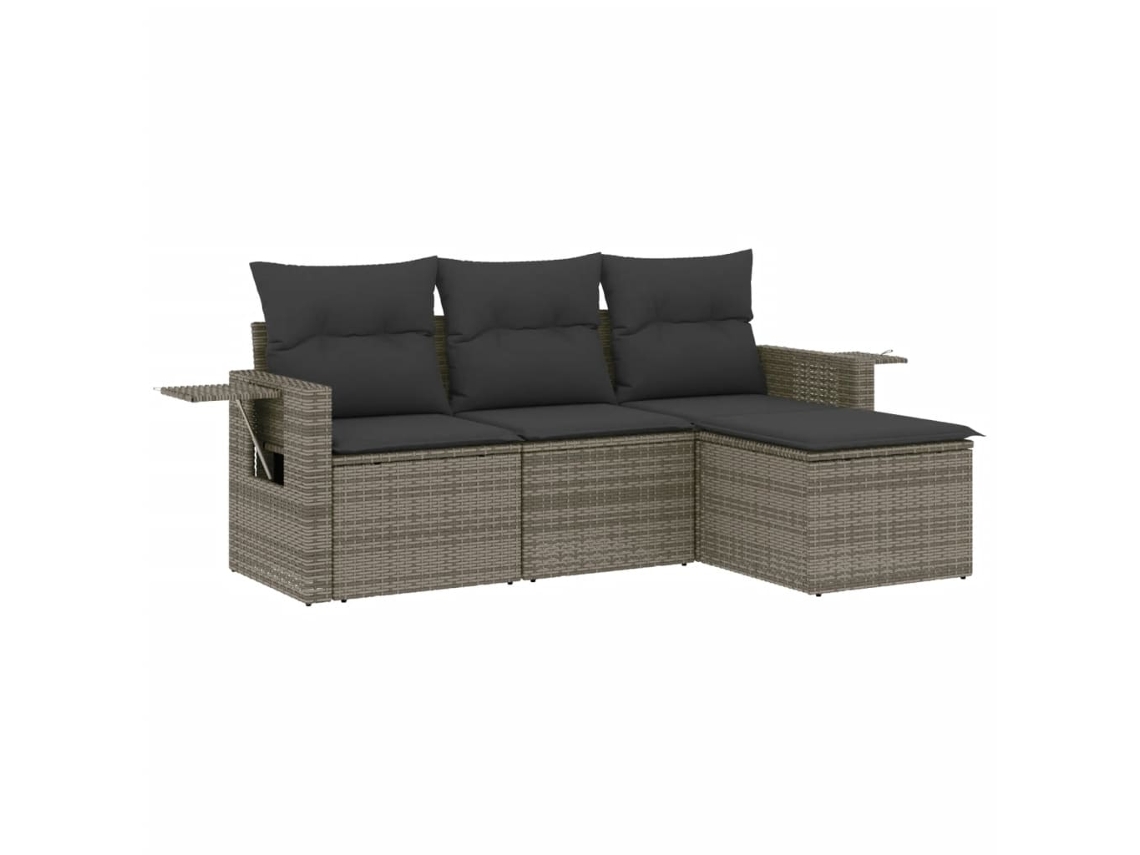 Garden Sofa Set, Garden Sofa Sets Vidaxl Cinzeto Rattan / Vime (n/a)