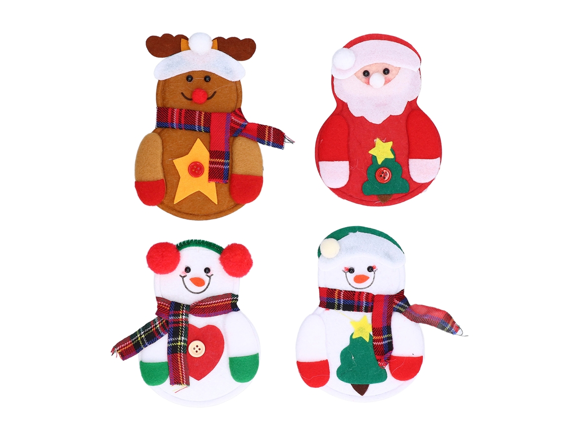 Kit De Decoração Diy Boneco De Neve De Feltro Para Natal