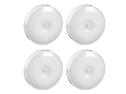 Lurelia Fita Led, 4 Peças, Sensor De Movimento, Usb Recarregável, Autoadesiva, Branco Quente