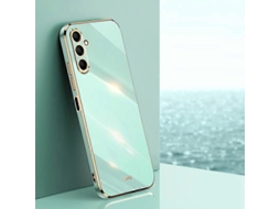 Capa Para Celular Xinli Straight Edge 6d Electroplate Tpu Para Samsung Galaxy F15 5g