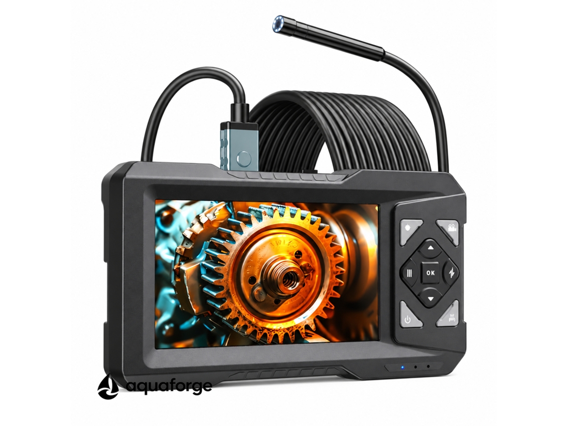 Endoscópio Industrial Ecrã 4,3" Cabo 5 M Ip68