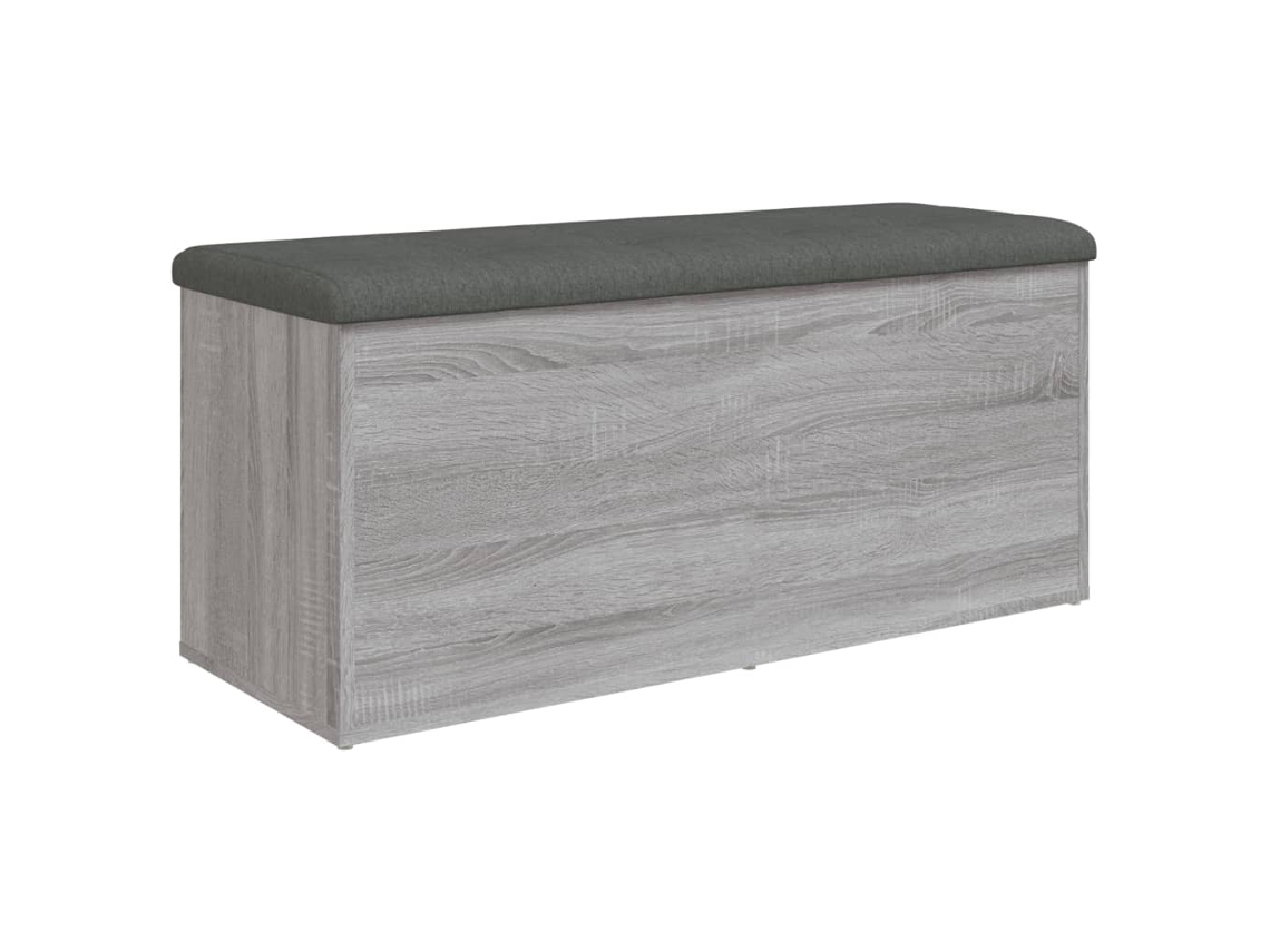 Banco Arrumação Cinzento Sonoma MAISON EXCLUSIVE em Derivados de Madeira (102x42x45 cm)