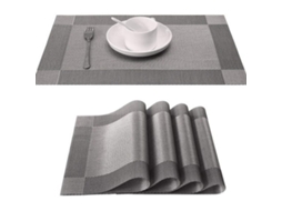 KOFIHETY Toalha De Mesa 6 Peças Antiaderente Lavável Pvc Resistente Ao Desgaste E Ao Calor Para Mesa De Jantar Restaurante Casa