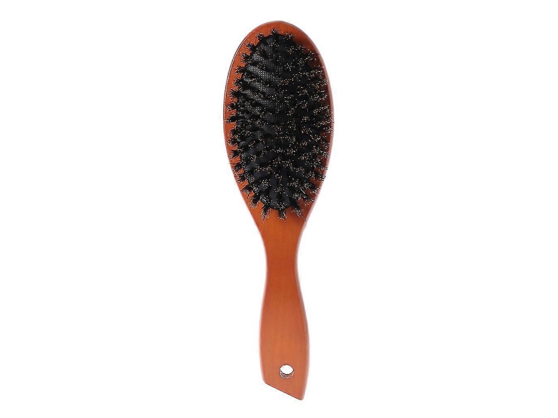 Escova De Cabelo Com Cerdas Antiestáticas E Cabo De Madeira Para Massagem E Cuidado Capilar. Jinyubo Store