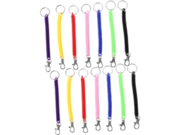 Conjunto De 14 Chaveiros Elásticos, Acessórios Para Cinto Com Corrente E Alça Para Celular.