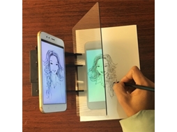 Placa de Cópia Óptica Portátil com Tela de Projeção MDUG