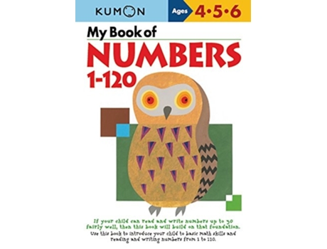 Livro My Book of Numbers 1-120 de Kumon Publishing (Inglês)