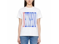 Nettspend Wordmark Invert Tour Merch T-shirts Tees White Size:m