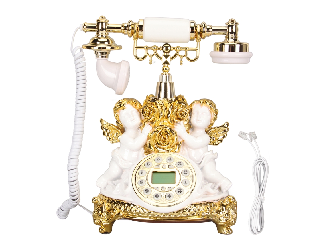 Telefone Antigo Vintage LAXISCREED Ms‑8334b Ouro