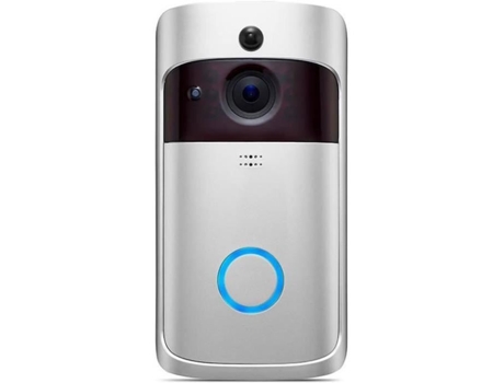 Campainha wi-fi para casa inteligente, telefone sem fio, câmera de segurança, vídeo porteiro 720p hd ir, visão noturna h1692 TRAHOO
