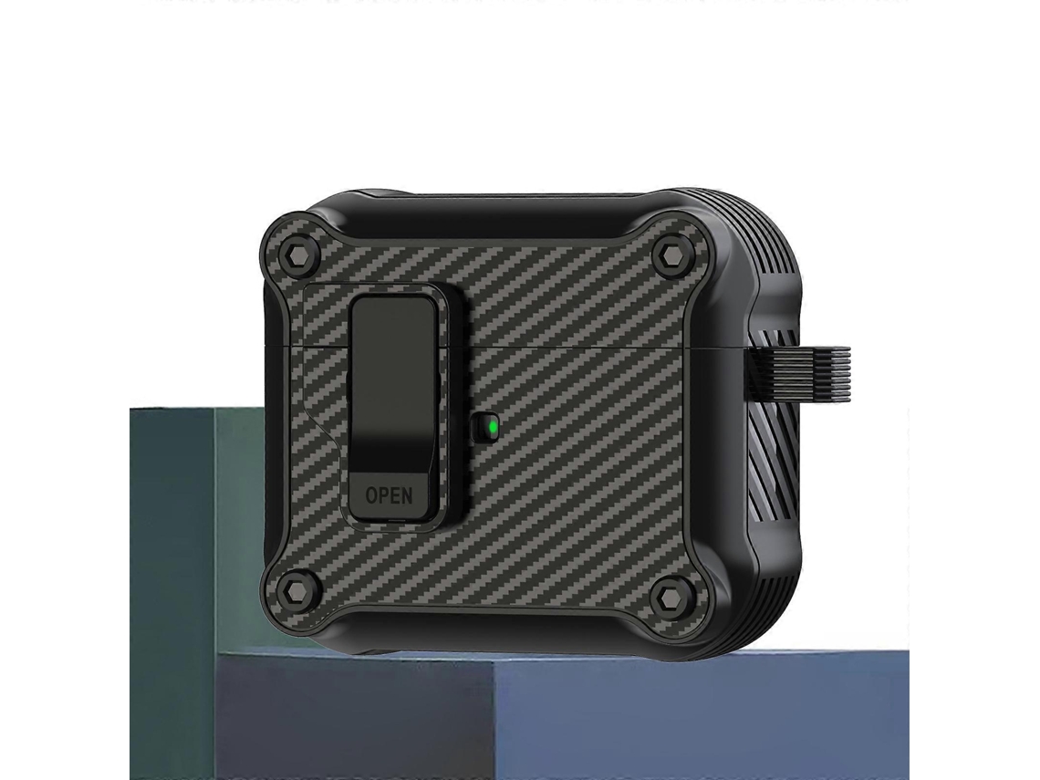 Camada protetora de fibra de carbono para fones de ouvido com interruptor magnético automático GIECY