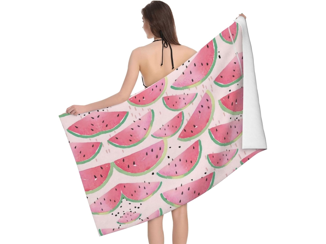 Toalhas De Banho De Microfibra Para Casa, Com Estampas De Melancia