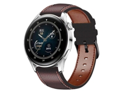 Pulseira De Couro Com Costura Tricolor Para Huawei Watch Gt 3 46mm / Gt Runner 22mm