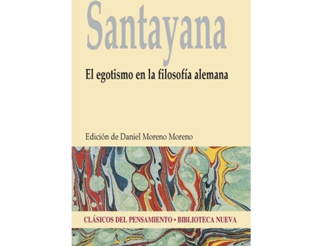 Livro El Egotismo En La Filosofía Alemana de George Santayana (Espanhol)