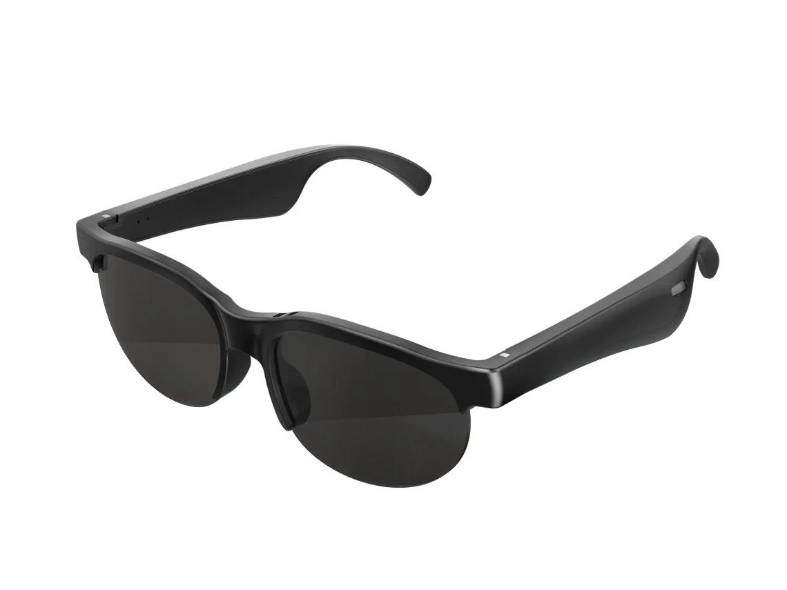 Óculos De Sol Inteligentes Pretos Com Bluetooth, Chamadas + Assistente De Voz + Bluetooth 5.3