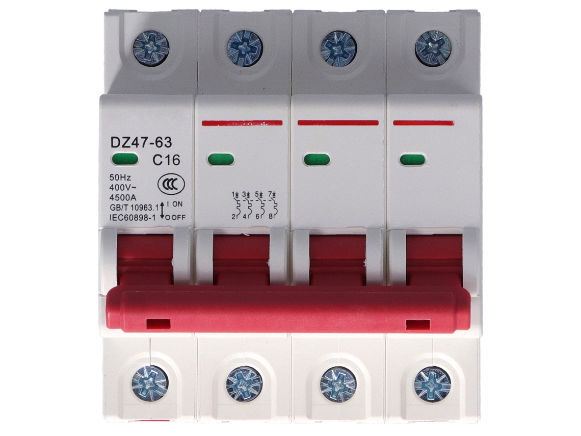 Disjuntor 4p 400v Veloriskku com Proteção Contra Sobrecarga