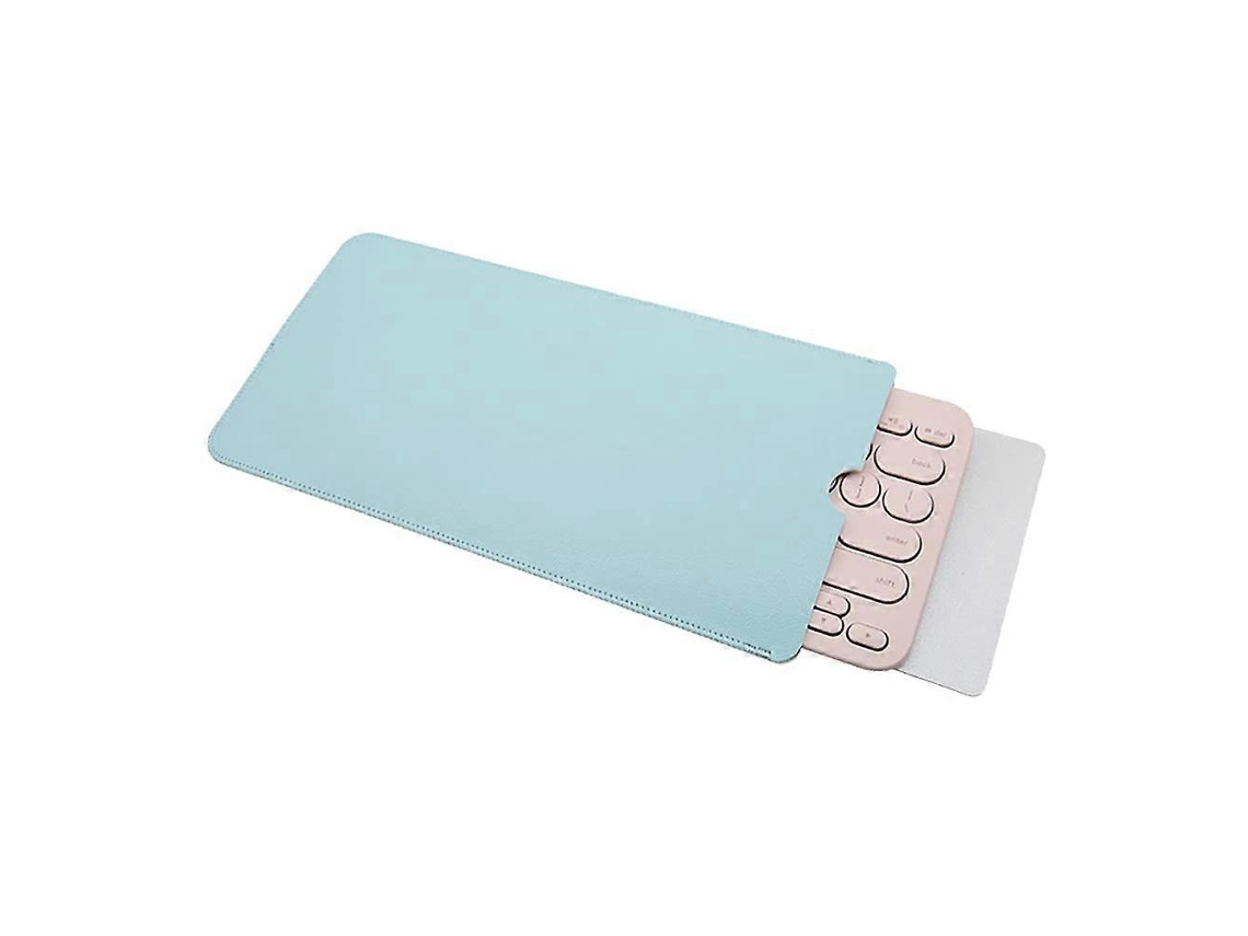Capa De Teclado Compatível Com Teclado Sem Fio Bluetooth Logitech K380, Couro Pu (azul) Ly Ebike (não Inclui Teclado)