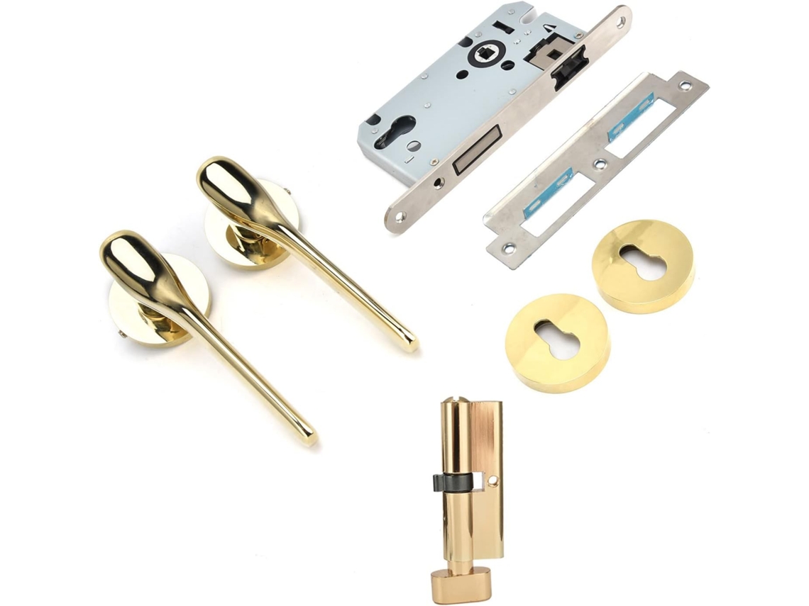 Fechadura Mecânica Antirroubo Moderna Para Portas, Com Abertura Suave, Em Liga De Zinco, 15x 5x 5, 5cm 5, 9x 2, 0x 2, 2 Polegadas