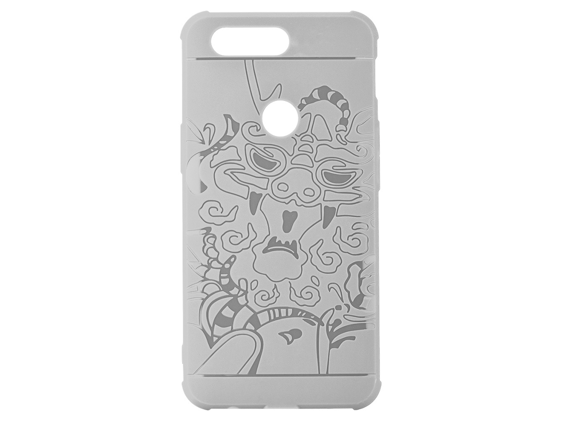 Capa LAXISCREED Oneplus 5t Dragão Anti queda Cinza