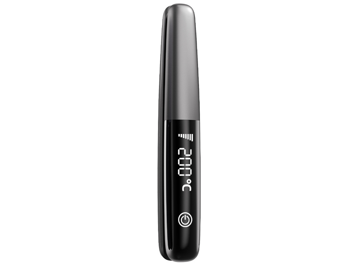 Modelador E Prancha De Cabelo Sem Fios Recarregável Com Ecrã Táctil (22 X 3,7 Cm)