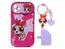 Capa LAXISCREED Powerpuff Girls com Espelho e Pingente