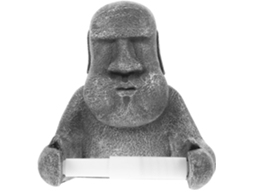 Porta Toalhas De Cozinha Em Formato De Estátua Moai, Resistente E Decorativo, Para Bancada, Suporte Gokoco