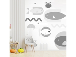Papel de Parede ARTGEIST Geometric Fish - Third Variant (200x140)