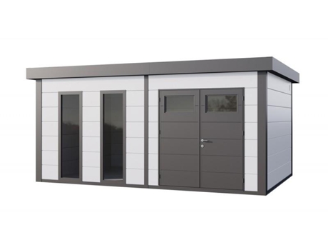 Abrigo De Jardim Metálico Nh11 | Branco | 538 X 358 Novo Habitat