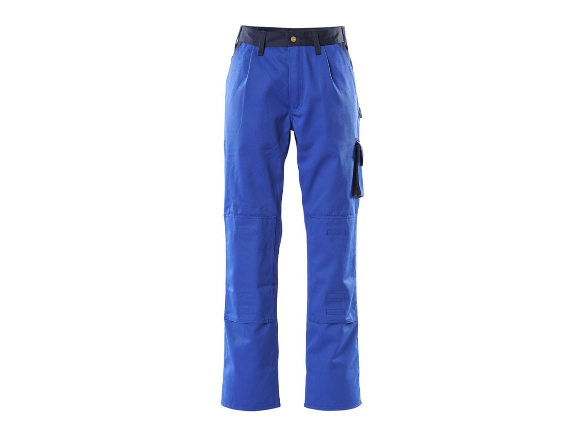 Calças Grandes Com Bolsos Para Joelheiras Image 00979 Azul 52 / 32 MASCOT