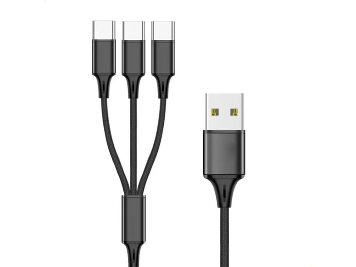 Cabo Divisor Usb, Usb-c 5 Em 1, Para Dispositivos Eletrônicos, Com Con