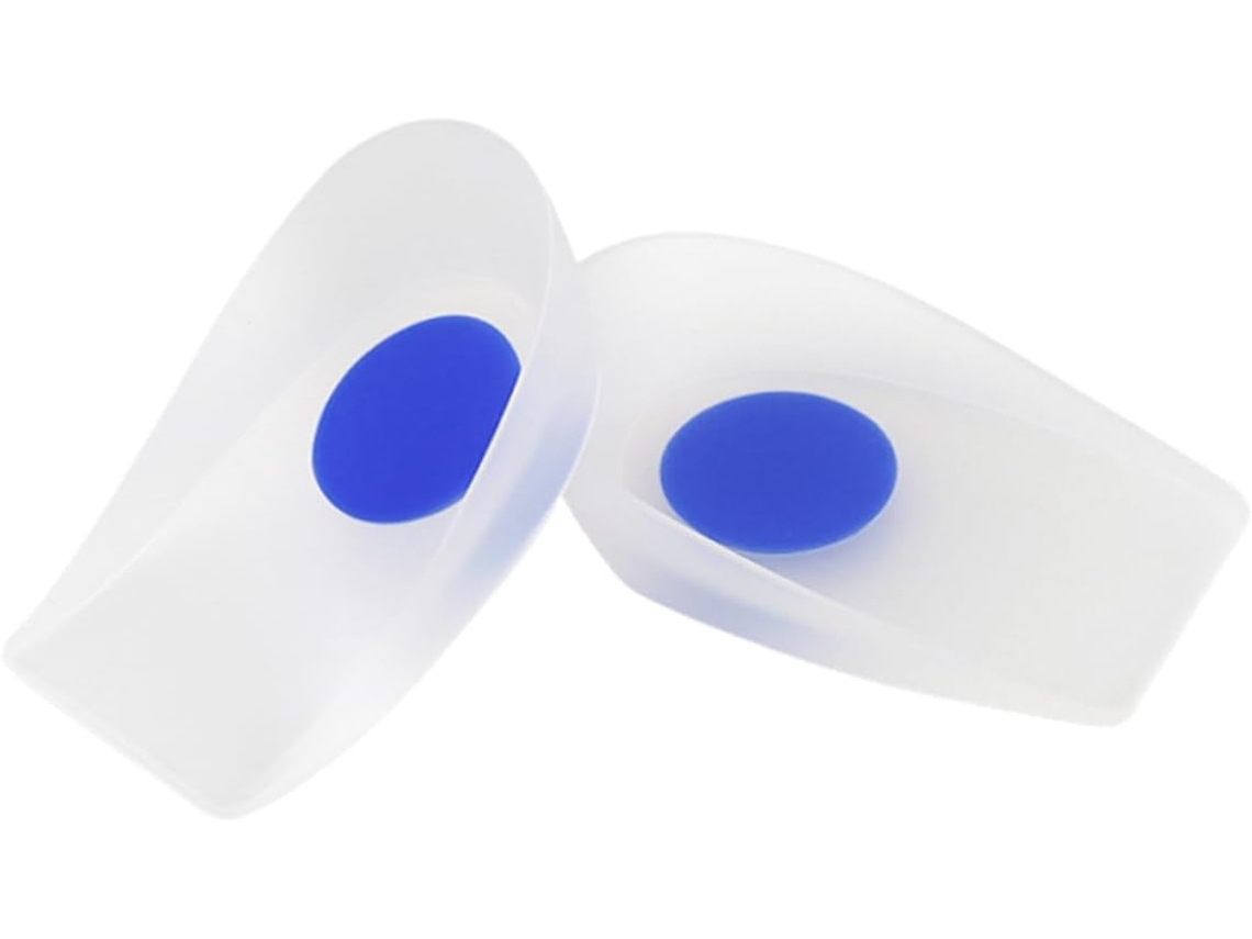 Palmilha De Silicone Para Calcanhar, Protetores De Calcanhar Antiderrapantes, Almofadas De Sapato Invisíveis E