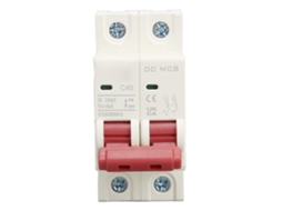 Disjuntor Miniatura 2p Dc Dz47s 63z 40a 6000a 1000v para Equipamento Elétrico