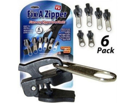 6 Peças Reparo De Zíper Zíper Universal Tv Zíper 3 Modelos Lalang