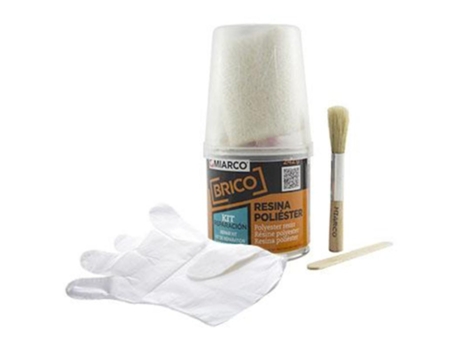 Kit reparacion 0.25m2 resina gris