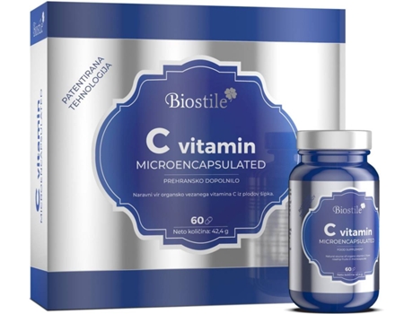 Biostile C Vitamina Microencapsulada – Vitamina C De Roseira Brava Para Energia E Imunidade