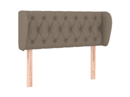 Headboard, Headboards Vidaxl Cinzento-acastanhado Tecido (93 X 23 X 78/88 Cm)