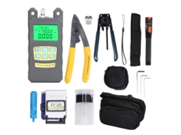 Kit de Ferramentas de Fibra Óptica YURU com Cortador, Opm, Vfl e Acessórios